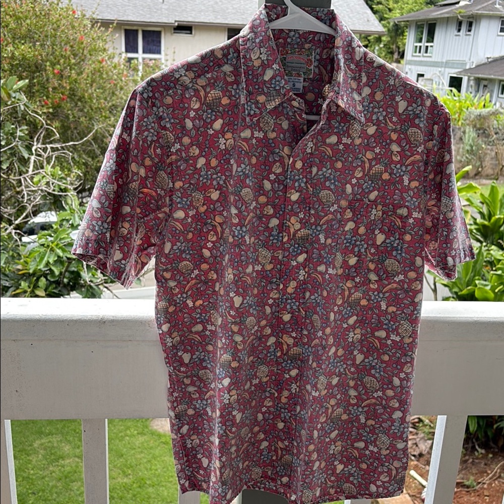 Vintage Reyn Spooner Mens Reverse Hawaiian Shirt Commemorative Classic
